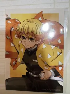 鬼滅の刃 ☆ アニプレックスオンラインくじ ランダムブロマイド 我妻善逸