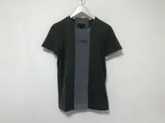 本物エンポリオアルマーニARMANIロゴプリントストレッチ半袖TシャツメンズS