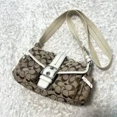 極美品 Coach Legacy Mini Bag Signature - メルカリ