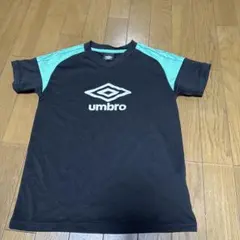 【値下げ】umbro Tシャツ 黒/水色 サイズ150