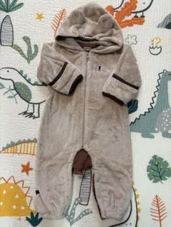 ミキハウス フリースロンパース カバーオール ジャンプスーツ 70 80