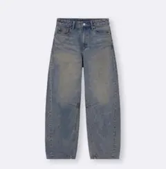 GU バレルレッグジーンズ Mサイズ