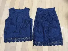 UNIQLO ユニクロ 花柄 レース セットアップ ワンピース