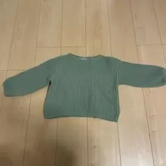 H&M グリーン セーター 4-6y
