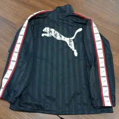 プーマ ジャージ トラックジャケット バックロゴ ライン 刺繍　y2k　平成