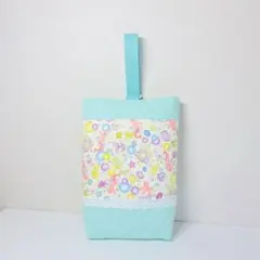 【お名前刺繍サービス】マーメイド柄★シューズケース