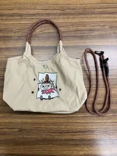 お値下げ　リトルミー　ショルダーバック　2way 茶色　金具止め