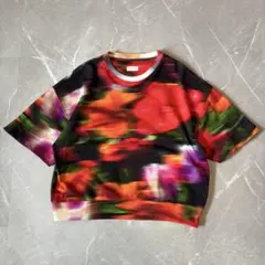 フリル期 コムデギャルソンオムプリュス1999SS 薔薇柄 リバーシブルT 