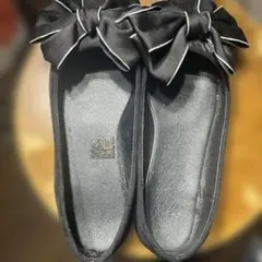 リボン付きブラックスリッポン 35サイズ