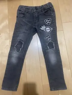 WASK ワスク ワッペン デニム パンツ ダメージ加工 100〜110のサムネイル
