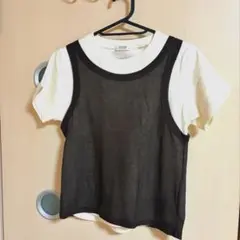 ローリーズファーム　新品　２枚セット　ベージュ✖️ブラウンのサムネイル