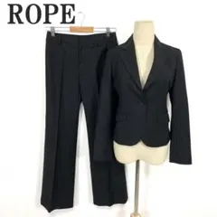 ROPE ロペ パンツスーツ ブラック ポリエステル レーヨン 7 C5663