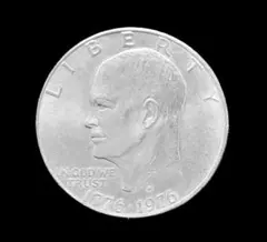 無*ー様 アメリカ アイゼンハワー大統領 1ドル硬貨1972年 - メルカリ