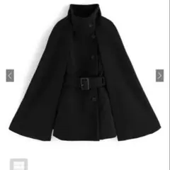 《GRL》ベルト付きハイネックケープスコート