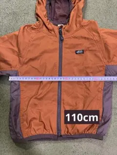 상태좋음 110cm F.O.KIDSブリーズ裏地付きジャケット オレンジブラウン
