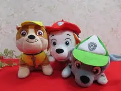 8ee1138 パウ・パトロール ぬいぐるみ 3体セット