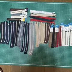 長さ色々ファスナーまとめ売り　44本