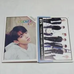 BTS グク フォトステッカーセット、BTSポストカード ステッカーセット