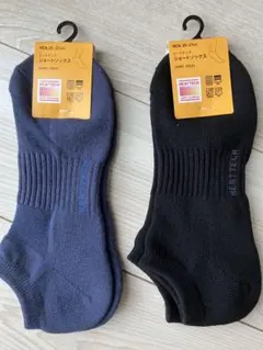 UNIQLO ヒートテック ショートソックス 2足セット 新品未使用タグ付き
