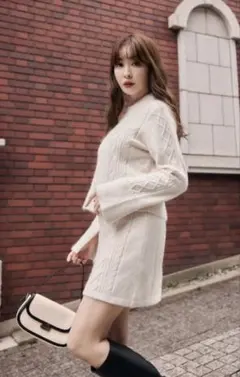 Herlipto Wool-Blend Cable Knit