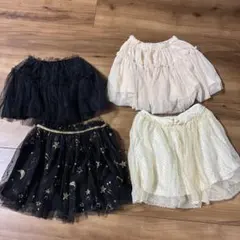 キッズ　チュチュスカート4点セット☆H&M ZARA