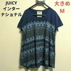 JUICY INTERNATIONAL❤幾何学柄 ゆったりチュニックカットソーのサムネイル