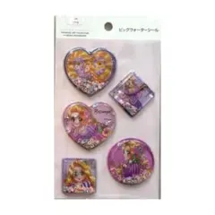 ラプンツェル 中川翔子 ビッグウォーターシール ディズニー セリア【新品】