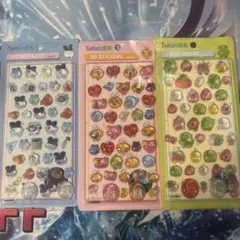 たまごっち　ボンボンシール　みみっち　めめっち　くちぱっち　３枚セット　ぷっくり