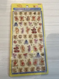【正規品】ディズニー　ボンボンドロップシール　プーさん