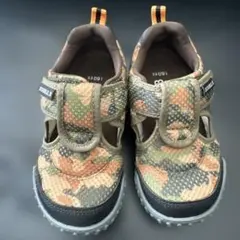 ダブルビー サンダル 16cm DOUBL.Ｂ 迷彩