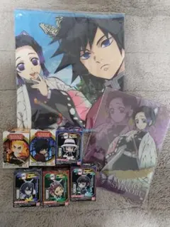 鬼滅の刃　まとめ　ディフォルメマスコット　アドバージモーション　タオル　下敷