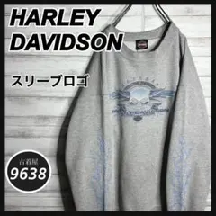【入手困難!!】ハーレーダビッドソン ✈︎サンダー スリーブロゴ ゆるだぼ