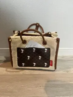 スヌーピー　ボア　バッグ