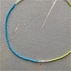 handmade ビーズネックレス summer