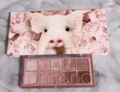 パーフェクトダイアリーローズピンク豚 ロムアンド03アイシャドウパレット