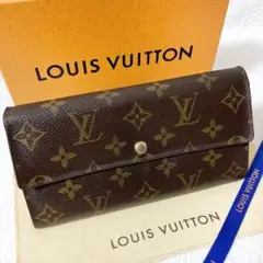 【美品】ルイヴィトン ☆ポルトフォイユサラ モノグラム 長財布 折り財布