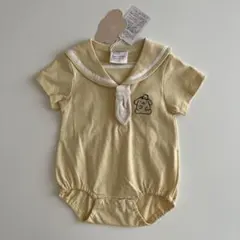新品 (70) ポムポムプリン セーラー服 綿100% ロンパース サンリオ