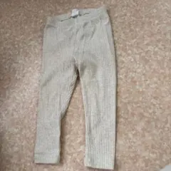 baby GAP ベージュリブレギンス 18-24ヶ月