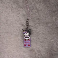 値下げ‼️クロミ♥ ストラップ ハイビスカスデザイン
