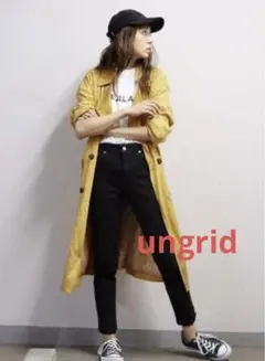 【最終値下げ】ungrid イエロートレンチコート ダブルブレストのサムネイル