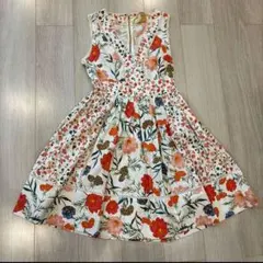kate spade NEW YORK ノースリーブ 花柄ワンピース 4