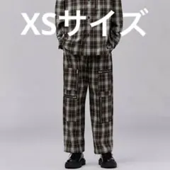 GU UNDERCOVER ジップポケットパンツ XSサイズ チェック柄