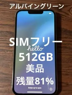 iPhone 13 Pro 512GB SIMフリー グリーン 箱無し