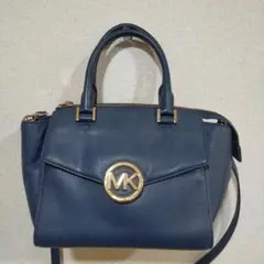 ト*モ様 MICHAEL KORS ネイビー ハンドバッグ