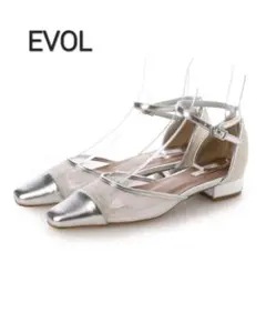 EVOL 【軽量・柔らか】チュール セパレートパンプス サンダル 今季のサムネイル
