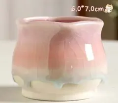 氷 ひび割れ 植木鉢 流れる釉薬 ミ二観葉植物適用 多肉植物ポット 陶器 鉢