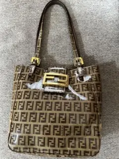 海外限定版 Fendi ロゴプリント ショルダーバッグのサムネイル
