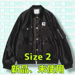 sacai x Carhartt WIP Nylon Twill 黒 サイズ 2 - メルカリ