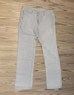 メンズ　麻パンツ　ライトベージュ　無印良品　Lサイズ