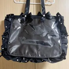 A3 痛バ 痛バッグ ザッカマート 黒 フリルデザイン 5周年